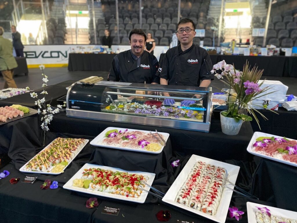 action sushi station for corporate events