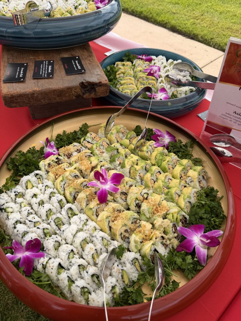 sushi platters for a private party
